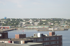 Breakfast at Delta Hotel overlooking the St. John Harbor