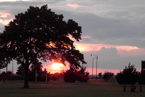 Sunset from the 99s museum